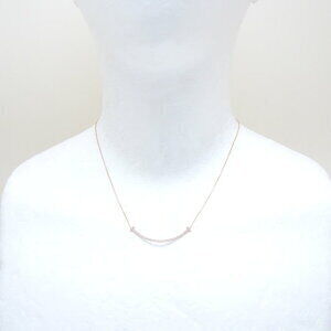 TIFFANY Smile Necklace Diamond Pink Gold
